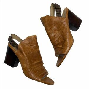 Isola Leather Slingback Heel Size 8